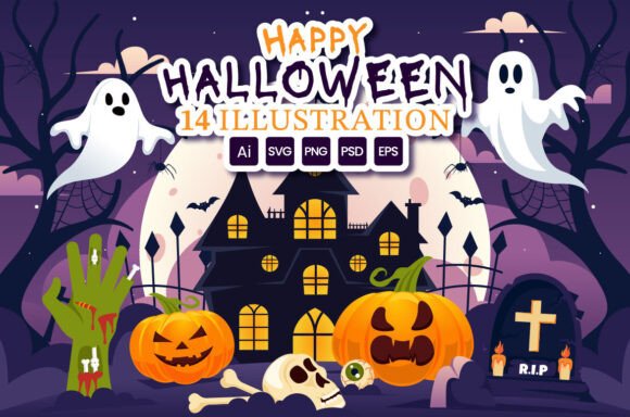 14 Halloween Night Illustration Review