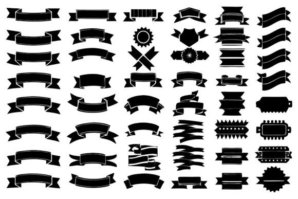 Banner SVG Bundle for Crafts and Graphics