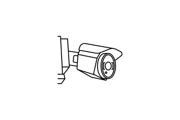 CCTV Security Icon for Small Business Branding