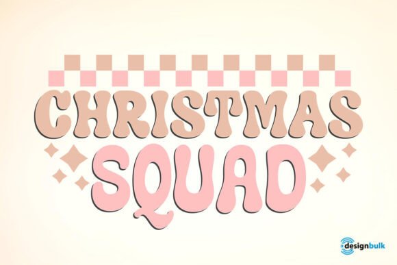Christmas Squad - Christmas Retro Design Graphics for Crafts