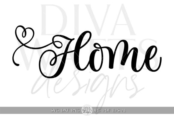 Contemporary Home Word Art Design SVG Review