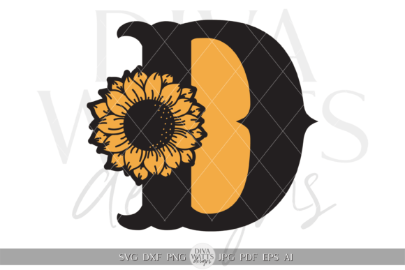 Monogram Letter D DWD SVG for Crafts and Graphics