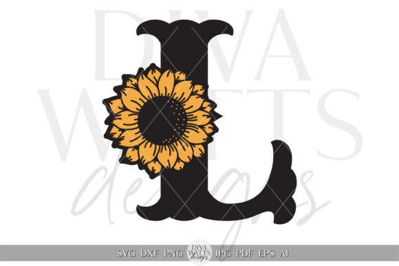 Monogram Letter L Design SVG for Crafts and Graphics