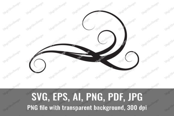 Simple Minimalistic Design Ornament Line for Decorative Elements